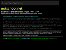Tablet Screenshot of history.notschool.net